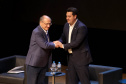 Governador com o vice presidente na FIEP