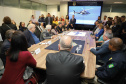 Vice Governador Darci Piana participa  de encontro com os parceiros envolvidos na retomada do Serviço Aeromédico da PRF no Paraná - Foto: Ari Dias/AEN