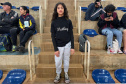 A atleta Eduarda Goes Guardiano, a Duda, de 12 anos, foi campeã dos Jogos Escolares do Paraná (JEPs), na modalidade Wrestling - categoria feminino até 39 kg, no último final de semana, em Maringá.
