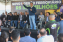 Governador Carlos massa ratinho Júnior recebe projeto executivo do Moegao do Paraná