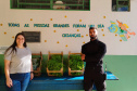 Projeto Semear, da Polícia Penal do Paraná, fornece alimentação orgânica a crianças de escola municipal em Foz do Iguaçu
