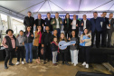 Lapa, 10 de agosto de 2023 - O governo do Paraná realiza na Lapa a entrega de 118 moradias populares, sendo 94 por meio do programa Casa Fácil.