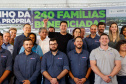 Governador Carlos Massa Ratinho Jr inaugura 240 apartamentos, dos quais 166 receberam subsídio do Governo do Estado, totalizando R$ 2,5 milhões de investimento.