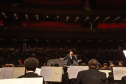 Alunos de escolas públicas assistem concerto cívico da orquestra sinfônica do Paraná