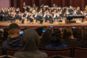 Alunos de escolas públicas assistem concerto cívico da orquestra sinfônica do Paraná