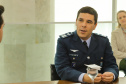 Curitiba, 24 de outubro de 2023 - O governador Carlos Massa Ratinho Jr., recebe em seu gabinete a visita de representantes do Cindacta II e concede Medalha de Honra da Casa Militar para oficiais.