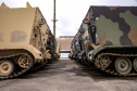 Porto de Paranaguá recebe 30 unidades de blindados para o Exército Brasileiro