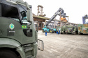 Porto de Paranaguá recebe 30 unidades de blindados para o Exército Brasileiro