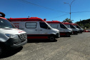 Paraná recebe 15 ambulâncias do Ministério da Saúde para reforçar atendimento de urgência