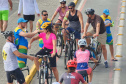 Passeio ciclístico é opção de exercício e lazer em Guaratuba