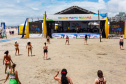 Matinhos, 27 de janeiro de 2024 - Estrutura da Arena Verão Maior Paraná em Caiobá.
