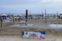 Matinhos, 26 de janeiro de 2024 - Estrutura da Arena Verão Maior Paraná em Caiobá.