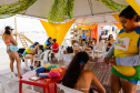 Janeiro, 27 de janeiro de 2024 - Balão na estrutura da Arena Verão Maior Paraná em Caiobá.
