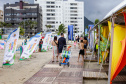 Janeiro, 27 de janeiro de 2024 - Balão na estrutura da Arena Verão Maior Paraná em Caiobá.