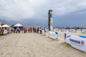 Janeiro, 27 de janeiro de 2024 - Balão na estrutura da Arena Verão Maior Paraná em Caiobá.