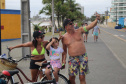 Passeio ciclístico é opção de exercício e lazer em Guaratuba
