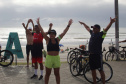 Passeio ciclístico é opção de exercício e lazer em Guaratuba
