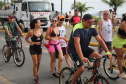 Passeio ciclístico é opção de exercício e lazer em Guaratuba