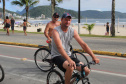 Passeio ciclístico é opção de exercício e lazer em Guaratuba