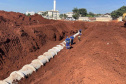 Drenagem e terraplenagem marcam avanço das obras do Viaduto da PUC em Londrina