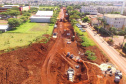 Drenagem e terraplenagem marcam avanço das obras do Viaduto da PUC em Londrina