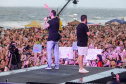 Matinhos, 21 de janeiro de 2024 - Apresentação da dupla Jorge e Mateus, na Arena Caiobá, dentro da programação do Verão Maior Paraná.