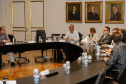 Curitiba, 22 de fevereiro de 2024 - Reunião do Grupo de Trabalho Turismo Religioso na Sala dos Governadores, Palácio Iguaçu.