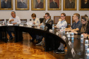 Curitiba, 22 de fevereiro de 2024 - Reunião do Grupo de Trabalho Turismo Religioso na Sala dos Governadores, Palácio Iguaçu.