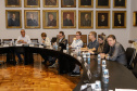 Curitiba, 22 de fevereiro de 2024 - Reunião do Grupo de Trabalho Turismo Religioso na Sala dos Governadores, Palácio Iguaçu.