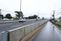 Novo viaduto de São José dos Pinhais tem pista superior liberada para o tráfego