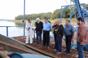 O governador em exercício Darci Piana recebeu o ministro da Pesca e Aquicultura, André de Paula, em uma visita a produtores de tilápia em Alvorada do Sul e Bela Vista do Paraíso, na região Norte do Paraná, nesta segunda-feira (15). 