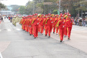  	Desfile com milhares de pessoas festeja os 202 anos da Independência do Brasil