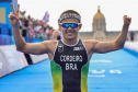 Curitibano de 27 anos, Ronan Nunes Cordeiro conquistou nesta segunda-feira a primeira medalha brasileira do triatlo paralímpico da história. 