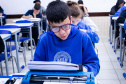 Por meio do projeto Óculos Amigo, Luiz Henrique da Rocha, 13 anos, recebeu um dispositivo de tecnologia assistiva que tem auxiliado o aluno da rede estadual de  ensino a ter mais autonomia na escola e em casa.