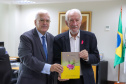 O vice-governador Darci Piana recebe nesta segunda-feira (21) o  embaixador do Chipre no Brasil, Vasilios Philippou