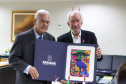 O vice-governador Darci Piana recebe nesta segunda-feira (21) o  embaixador do Chipre no Brasil, Vasilios Philippou