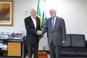 O vice-governador Darci Piana recebe nesta segunda-feira (21) o  embaixador do Chipre no Brasil, Vasilios Philippou