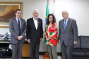 O vice-governador Darci Piana recebe nesta segunda-feira (21) o  embaixador do Chipre no Brasil, Vasilios Philippou