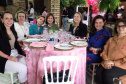 Mulheres prestigiam Feijoada Rosa da Portos do Paraná