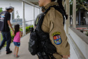 Curitiba, 27 de outubro de 2024 - A Polícia Militar do Paraná durante o segundo turna das Eleições na capital paranaense.