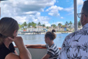 Baía dos Golfinhos: passeio é um dos  favoritos dos turistas que descem do navio de cruzeiro em Paranaguá