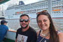 Baía dos Golfinhos: passeio é um dos  favoritos dos turistas que descem do navio de cruzeiro em Paranaguá