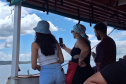 Baía dos Golfinhos: passeio é um dos  favoritos dos turistas que descem do navio de cruzeiro em Paranaguá