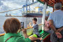 Baía dos Golfinhos: passeio é um dos  favoritos dos turistas que descem do navio de cruzeiro em Paranaguá