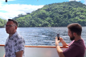 Baía dos Golfinhos: passeio é um dos  favoritos dos turistas que descem do navio de cruzeiro em Paranaguá