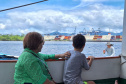 Baía dos Golfinhos: passeio é um dos  favoritos dos turistas que descem do navio de cruzeiro em Paranaguá