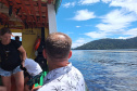 Baía dos Golfinhos: passeio é um dos  favoritos dos turistas que descem do navio de cruzeiro em Paranaguá