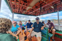 Baía dos Golfinhos: passeio é um dos  favoritos dos turistas que descem do navio de cruzeiro em Paranaguá