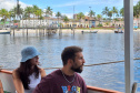 Baía dos Golfinhos: passeio é um dos  favoritos dos turistas que descem do navio de cruzeiro em Paranaguá
