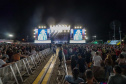O cantor Loubet   durante a apresentacao do seu show dentro da programacao do Verao Maior Parana, em Pontal do Parana